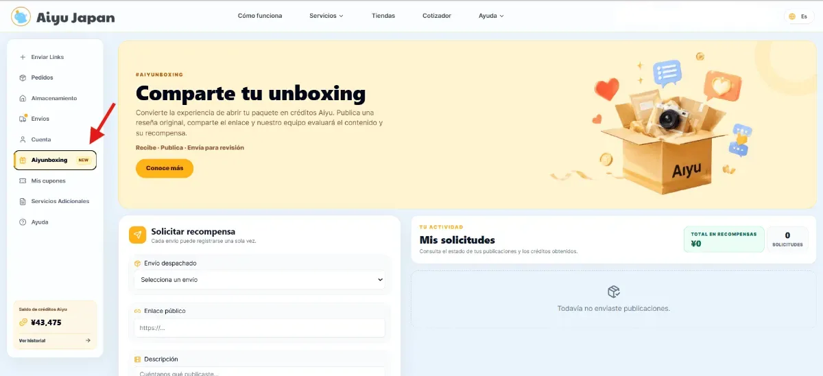 Muestranos tu unboxing y recibe dinero!